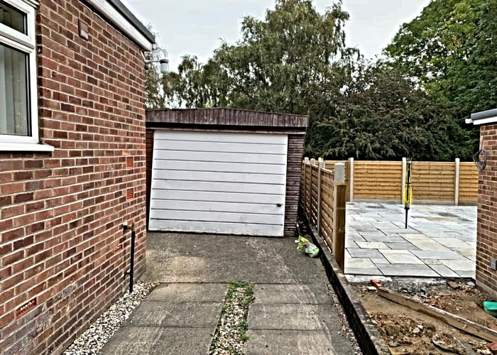 Grimston Garage in need of Refurbishment and new Garage Door 